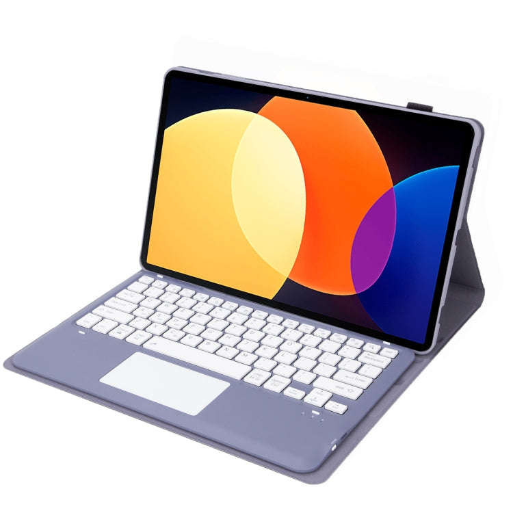 For Honor Pad V8 Pro AHN8-A Ultrathin Detachable Bluetooth Keyboard Leather Tablet Case with Touc...