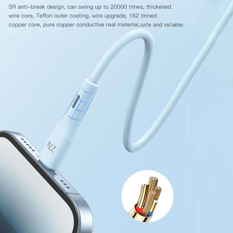 TOTU BT-023Skin Sense Series  USB to Type-C Silicone Data Cable, Length:2m(Black)