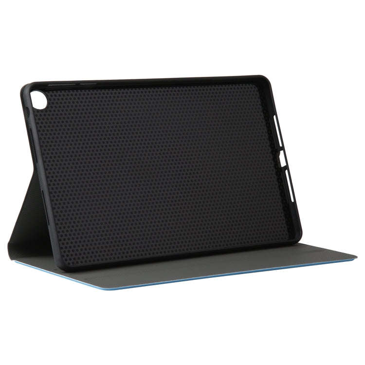 For Huawei MatePad SE 10.4 2023 Voltage Elastic Texture Flip Leather Tablet Case(Sky Blue)