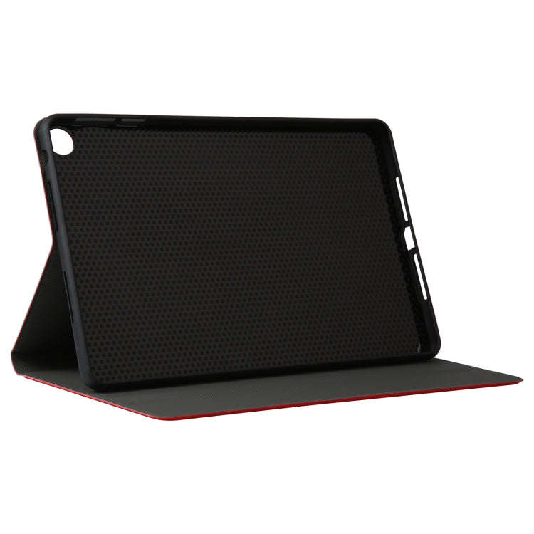 For Huawei MatePad SE 10.4 2023 Voltage Elastic Texture Flip Leather Tablet Case(Red)