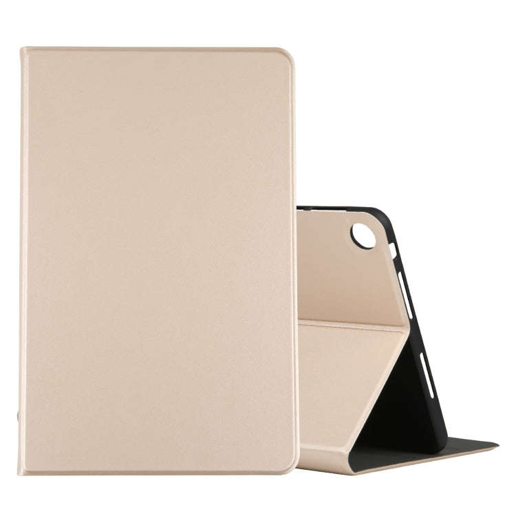 For Huawei MatePad SE 10.4 2023 Voltage Elastic Texture Flip Leather Tablet Case(Gold)
