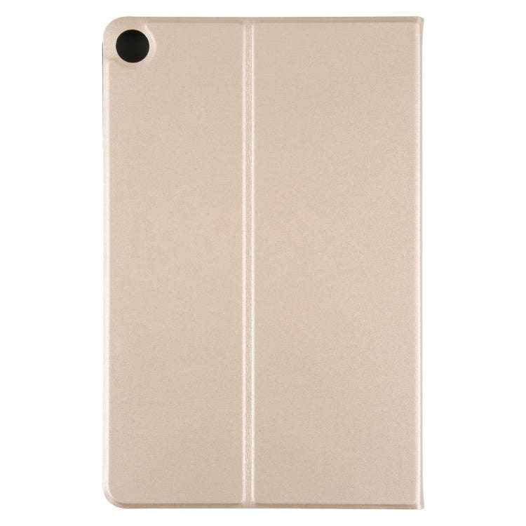 For Huawei MatePad SE 10.4 2023 Voltage Elastic Texture Flip Leather Tablet Case(Gold)