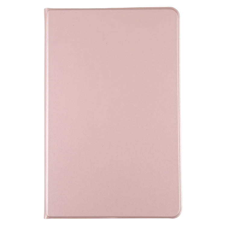For Huawei MatePad SE 10.4 2023 Voltage Elastic Texture Flip Leather Tablet Case(Rose Gold)