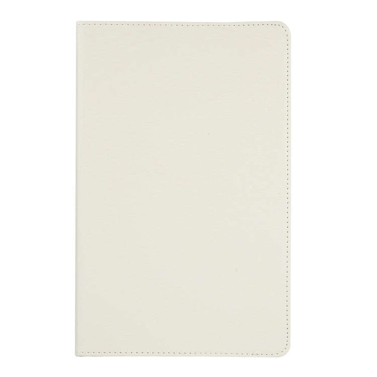For Huawei Matepad SE 10.4 360 Degree Rotation Litchi Texture Tablet Leather Case(White)