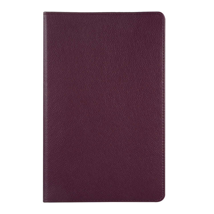 For Huawei Matepad SE 10.4 360 Degree Rotation Litchi Texture Tablet Leather Case(Purple)