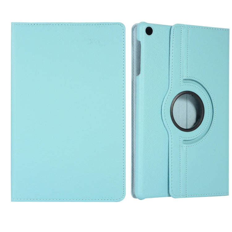For Huawei Matepad SE 10.4 360 Degree Rotation Litchi Texture Tablet Leather Case(Light Blue)