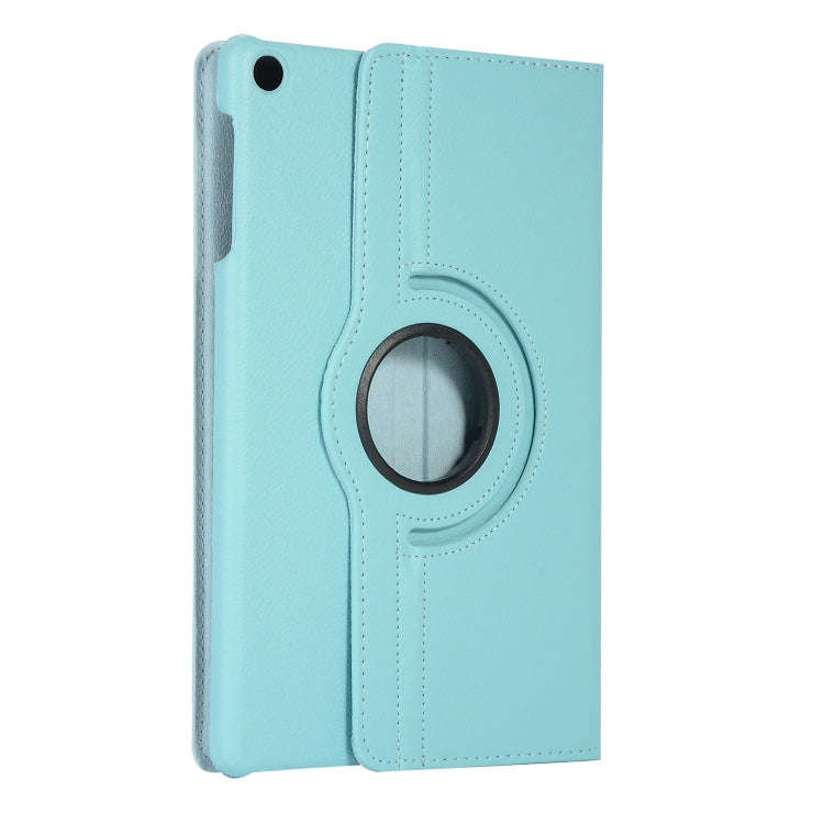 For Huawei Matepad SE 10.4 360 Degree Rotation Litchi Texture Tablet Leather Case(Light Blue)