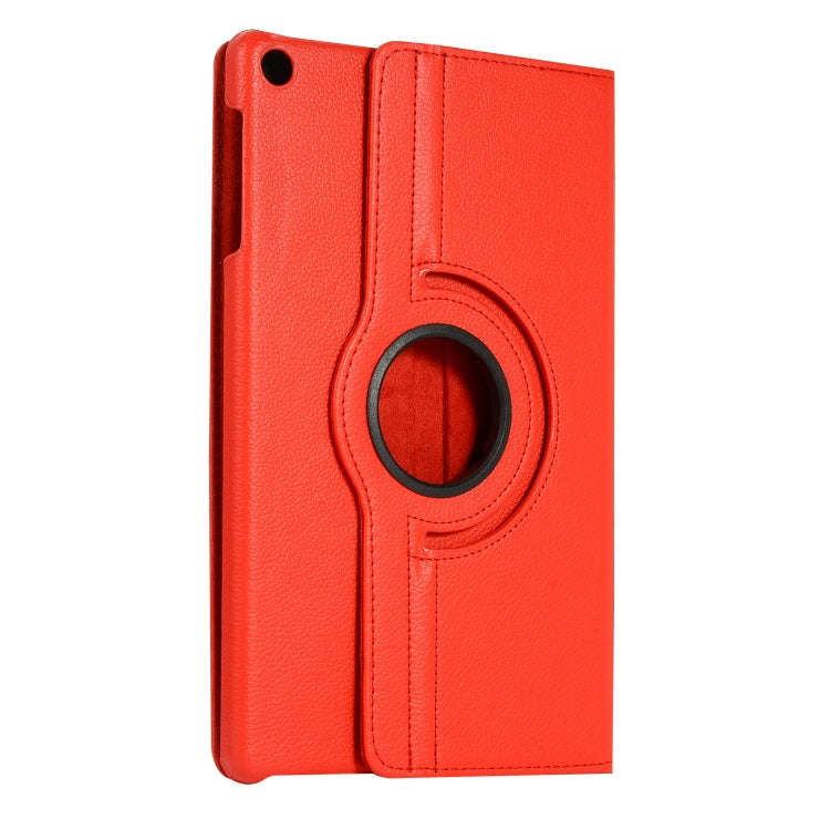 For Huawei Matepad SE 10.4 360 Degree Rotation Litchi Texture Tablet Leather Case(Red)