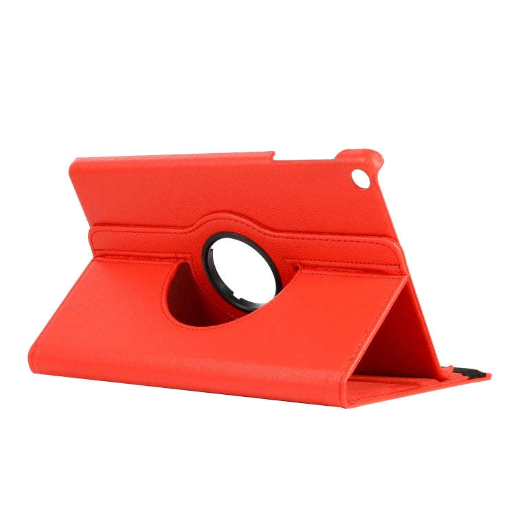 For Huawei Matepad SE 10.4 360 Degree Rotation Litchi Texture Tablet Leather Case(Red)