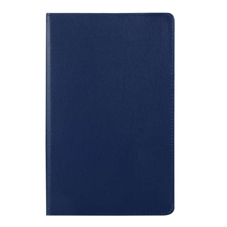 For Huawei Matepad SE 10.4 360 Degree Rotation Litchi Texture Tablet Leather Case(Dark Blue)