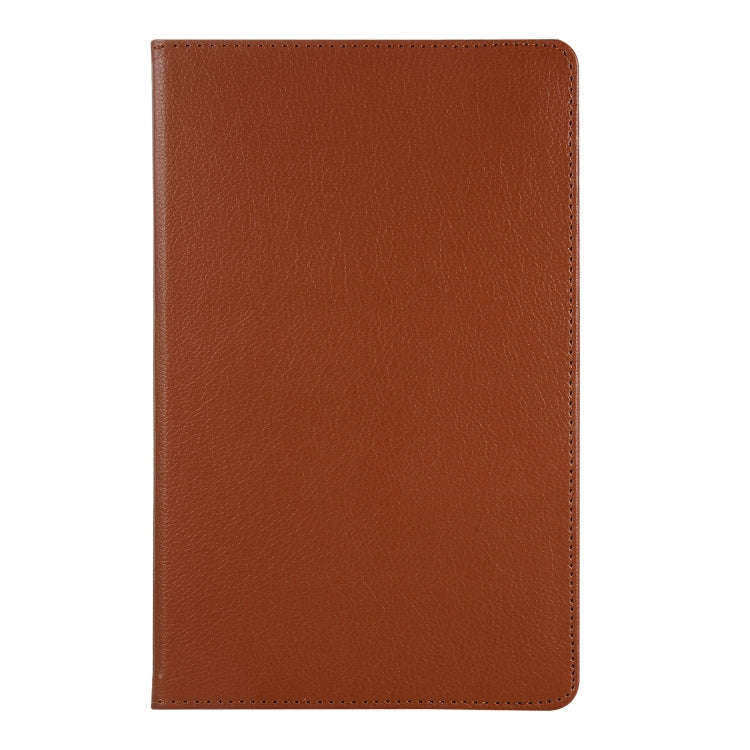 For Huawei Matepad SE 10.4 360 Degree Rotation Litchi Texture Tablet Leather Case(Brown)