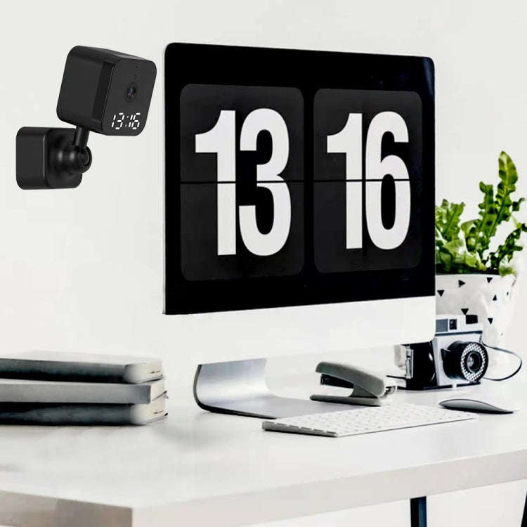 DP27 1080P Clock Plug Card WiFi Camera, Support Two-way Voice Intercom & Mobile Monitoring, Speci...