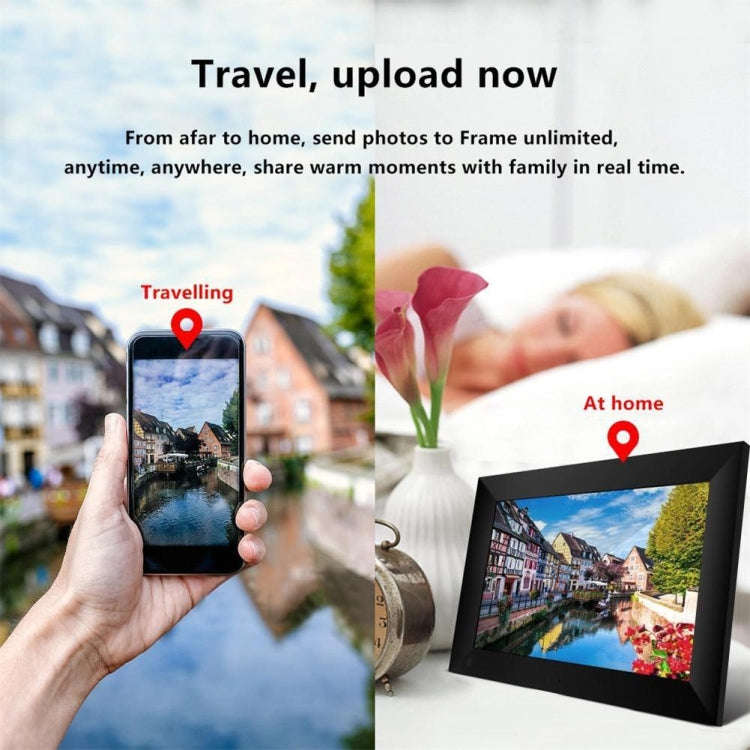 10.1 inch IPS Display WiFi Cloud Photo Frame, RK3126C Quad Core up to 1.5GHz, 1GB+16GB, Power Plu...