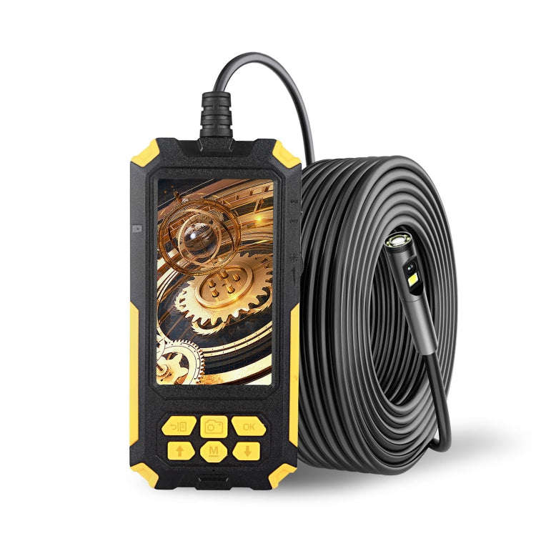 P50 8mm 4.5 inch Three Camera Endoscope with Screen, Length:5m Hard Line