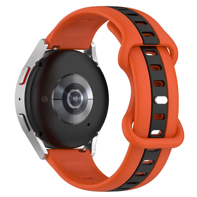 For Coros Apex 46mm/Apex Pro / Ticwatch Pro 3 22mm Butterfly Buckle Two-Color Silicone Watch Band...