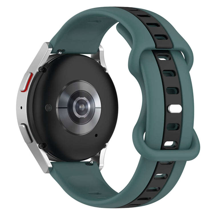 For Coros Apex 46mm/Apex Pro / Ticwatch Pro 3 22mm Butterfly Buckle Two-Color Silicone Watch Band...