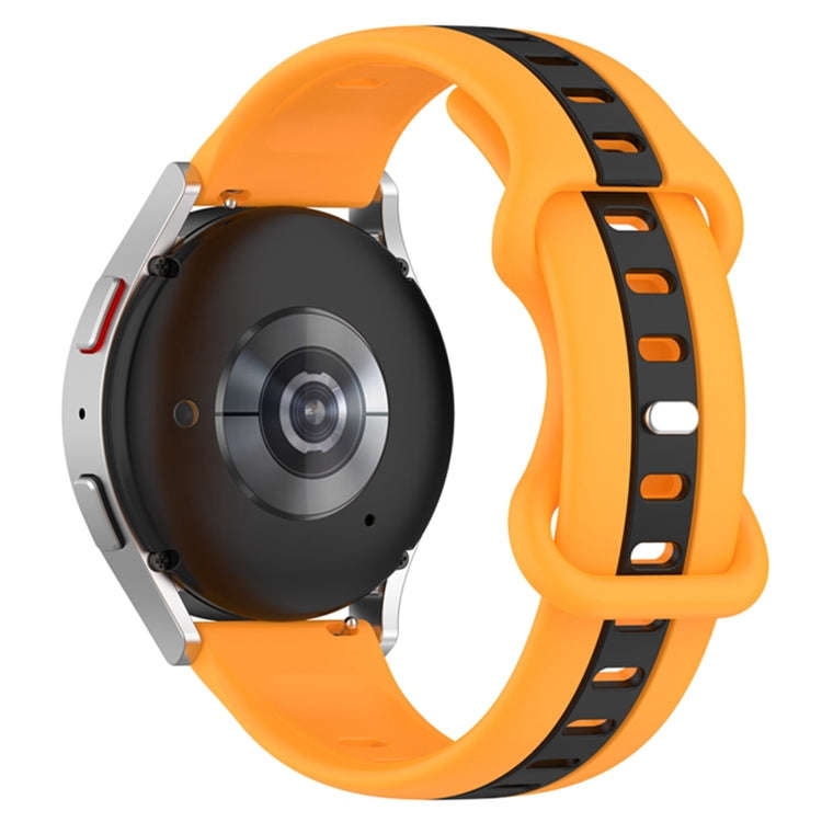 For Coros Apex 46mm/Apex Pro / Ticwatch Pro 3 22mm Butterfly Buckle Two-Color Silicone Watch Band...