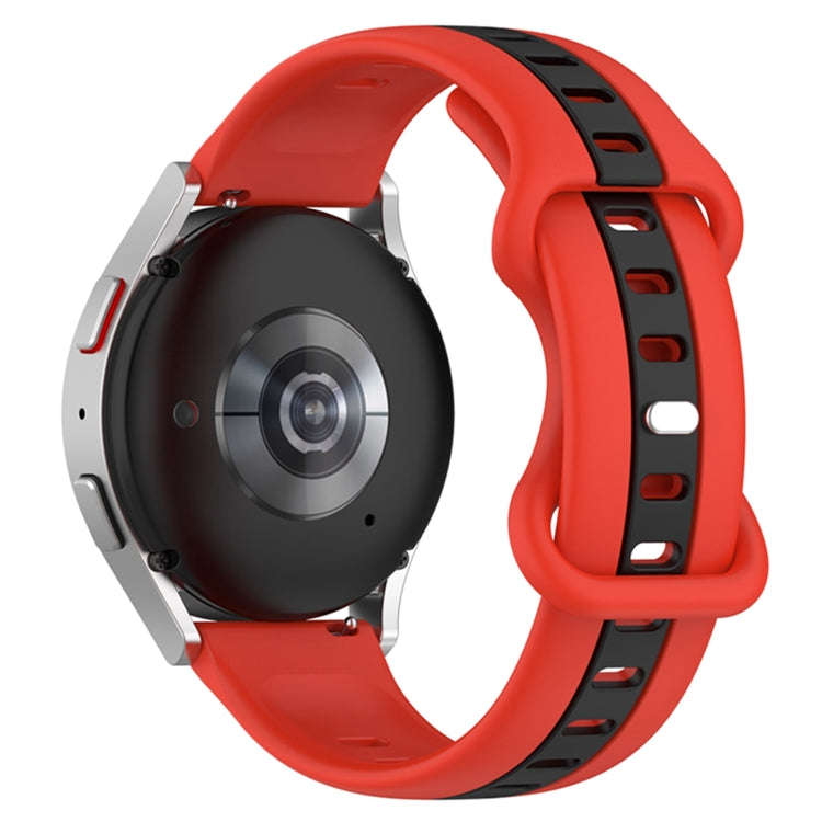 For Coros Apex 46mm/Apex Pro / Ticwatch Pro 3 22mm Butterfly Buckle Two-Color Silicone Watch Band...