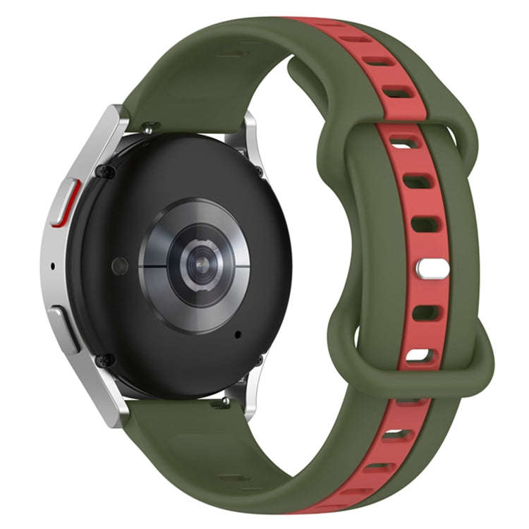 For Coros Apex 46mm/Apex Pro / Ticwatch Pro 3 22mm Butterfly Buckle Two-Color Silicone Watch Band...