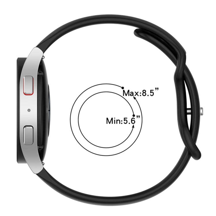 For Coros Apex 46mm/Apex Pro / Ticwatch Pro 3 22mm Butterfly Buckle Two-Color Silicone Watch Band...