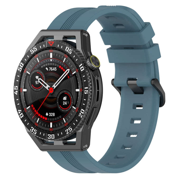 For Coros Apex 46mm/Apex Pro / Ticwatch Pro 3 22mm Vertical Solid Color Silicone Watch Band(Rock ...