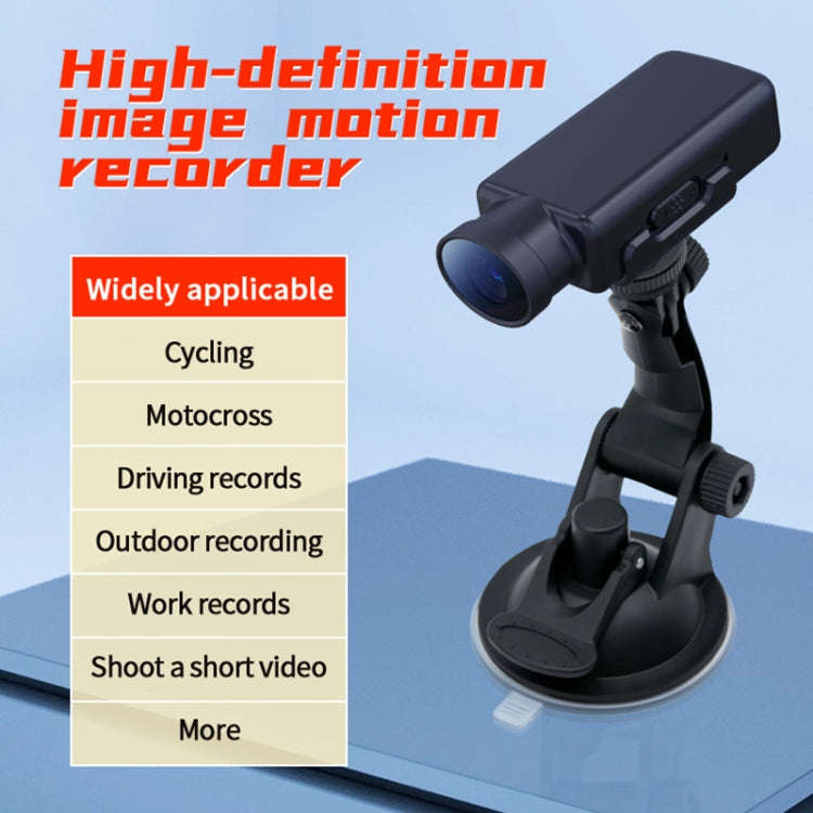 JNN V17 1080P HD Wide Angle Video Sports Recorder with Stand, Capacity:32GB(Black)