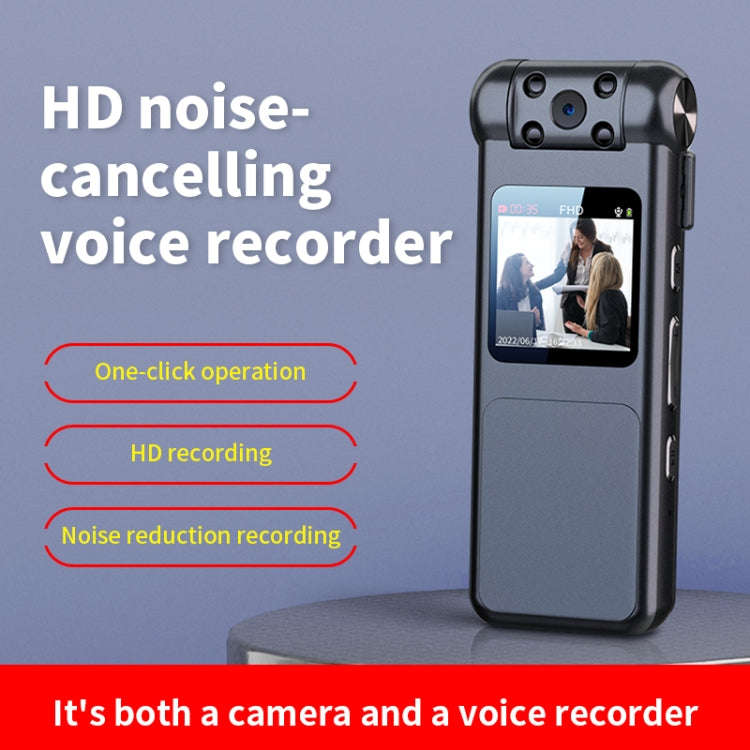 JNN V18 1080P Infrared Light Filling HD Video Recorder, Capacity:256G(Black)