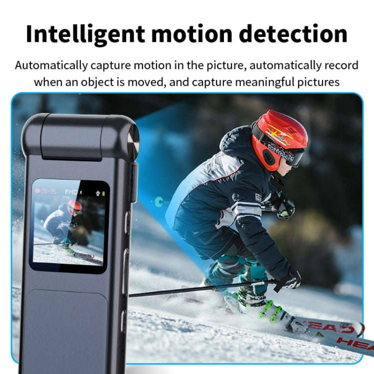 JNN V18 1080P Infrared Light Filling HD Video Recorder, Capacity:256G(Black)