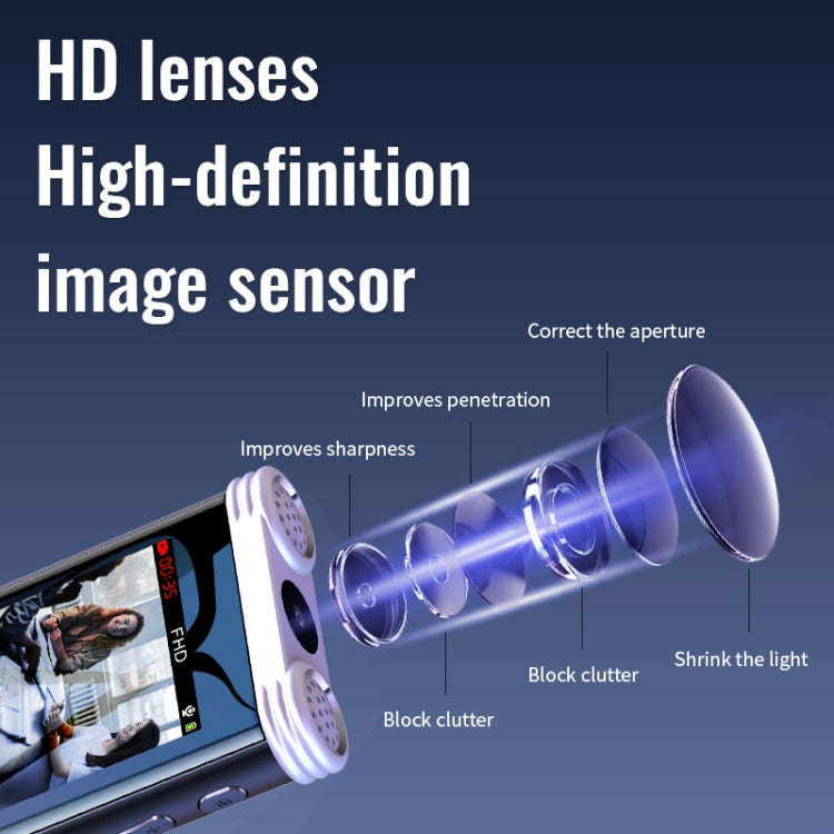 JNN V20 1080P HD Video Motion Detection Recorder, Capacity:4GB(Silver Black)