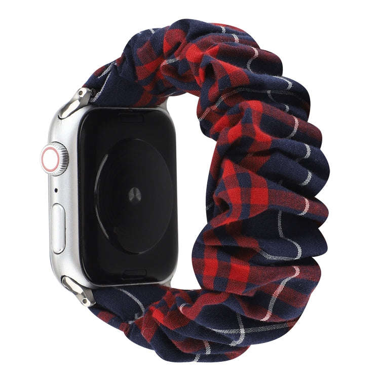 For Apple Watch Series 9&8&7 41mm / SE 3&SE 2&6&SE&5&4 40mm / 3&2&1 38mm Cloth + Stainless Steel ...