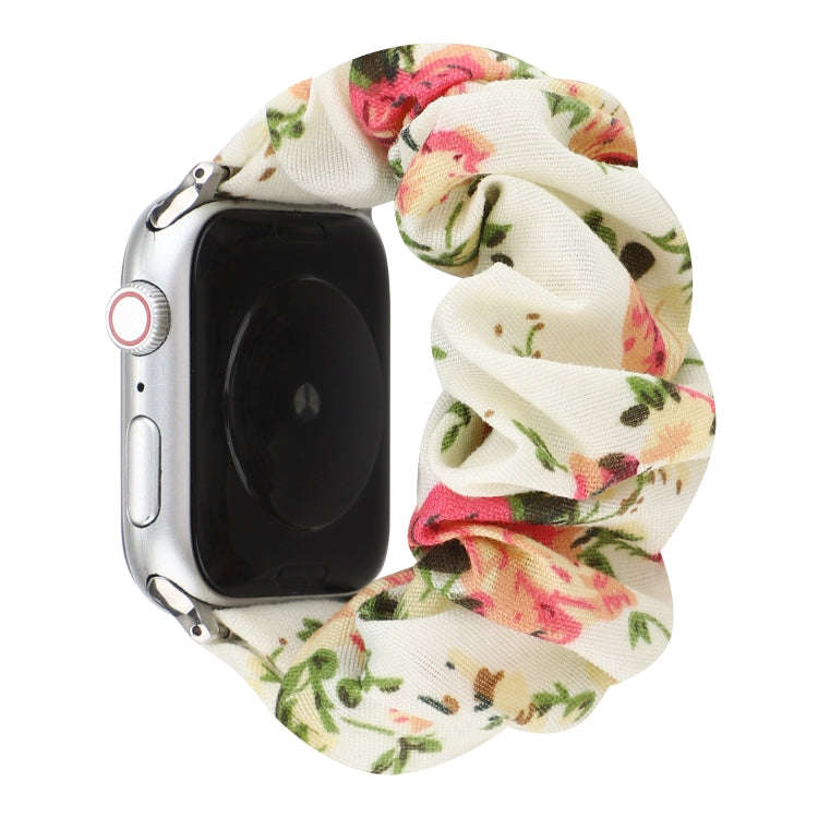 For Apple Watch Series 9&8&7 41mm / SE 3&SE 2&6&SE&5&4 40mm / 3&2&1 38mm Cloth + Stainless Steel ...