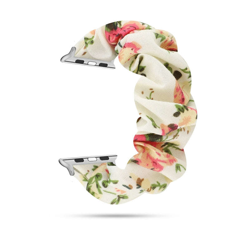 For Apple Watch Series 9&8&7 41mm / SE 3&SE 2&6&SE&5&4 40mm / 3&2&1 38mm Cloth + Stainless Steel ...