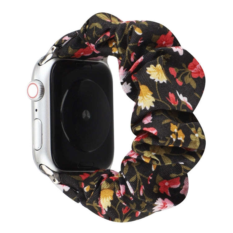 For Apple Watch Series 9&8&7 41mm / SE 3&SE 2&6&SE&5&4 40mm / 3&2&1 38mm Cloth + Stainless Steel ...