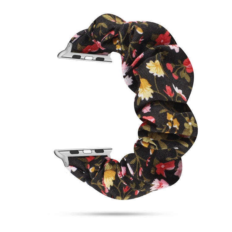 For Apple Watch Series 9&8&7 41mm / SE 3&SE 2&6&SE&5&4 40mm / 3&2&1 38mm Cloth + Stainless Steel ...