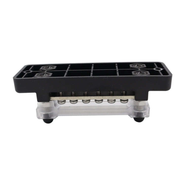 CP-3023-01 150A 12-48V RV Yacht Double-row 6-way Busbar(Black)
