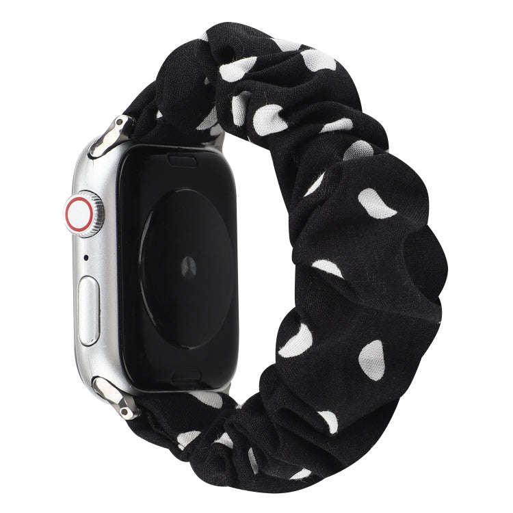 For Apple Watch Series 9&8&7 41mm / SE 3&SE 2&6&SE&5&4 40mm / 3&2&1 38mm Cloth + Stainless Steel ...