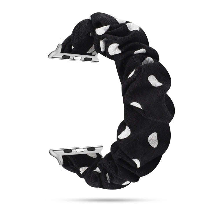 For Apple Watch Series 9&8&7 41mm / SE 3&SE 2&6&SE&5&4 40mm / 3&2&1 38mm Cloth + Stainless Steel ...