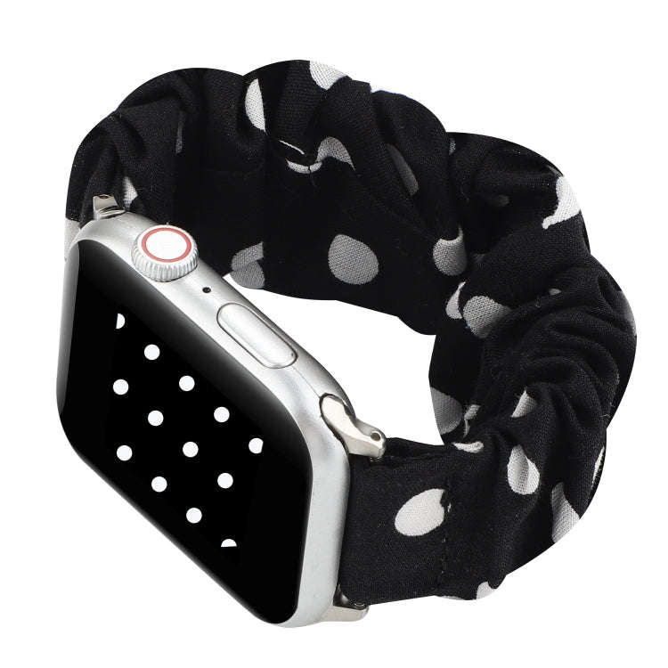 For Apple Watch Series 9&8&7 41mm / SE 3&SE 2&6&SE&5&4 40mm / 3&2&1 38mm Cloth + Stainless Steel ...