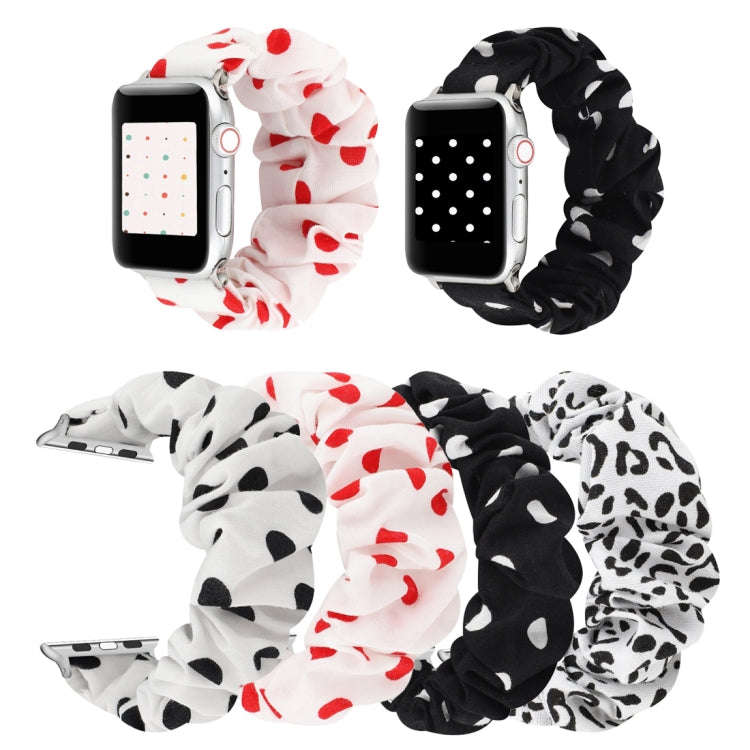 For Apple Watch Series 9&8&7 41mm / SE 3&SE 2&6&SE&5&4 40mm / 3&2&1 38mm Cloth + Stainless Steel ...