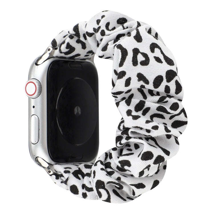 For Apple Watch Series 7 45mm / 6 & SE & 5 & 4 44mm / 3 & 2 & 1 42mm Cloth + Stainless Steel Hair...