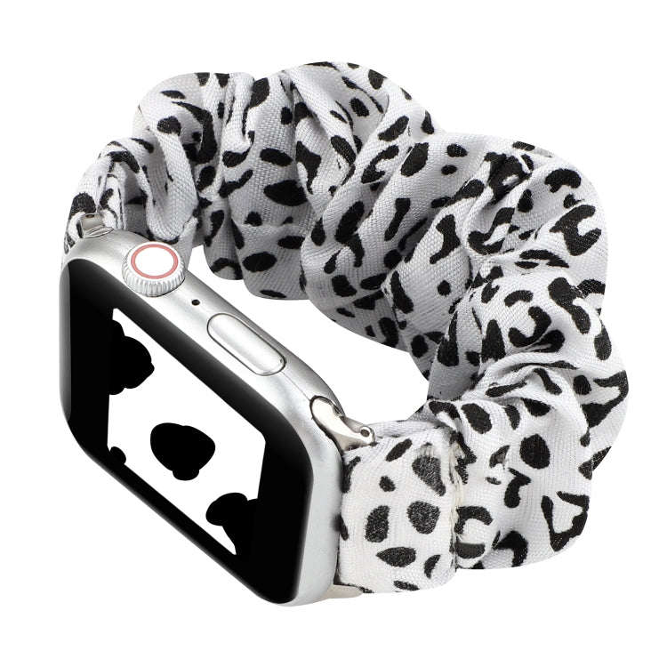 For Apple Watch Series 7 45mm / 6 & SE & 5 & 4 44mm / 3 & 2 & 1 42mm Cloth + Stainless Steel Hair...