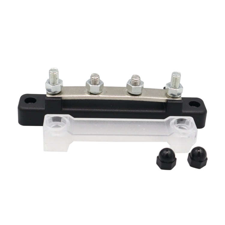 CP-3116-02 150A 12-48V RV Yacht Single-row 2-way Busbar(Black)