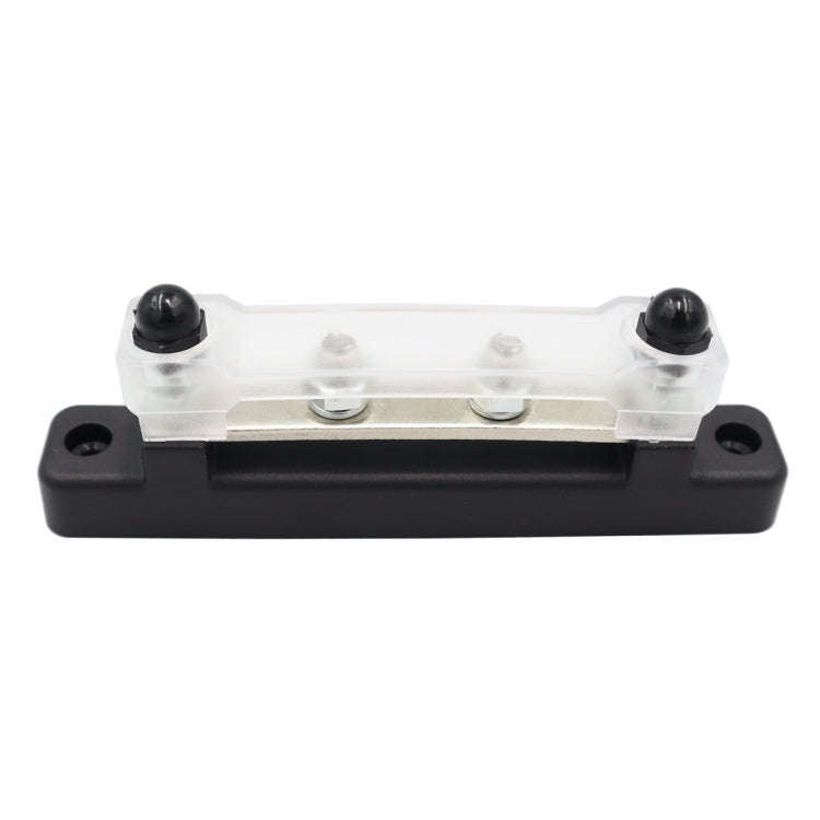 CP-3116-02 150A 12-48V RV Yacht Single-row 2-way Busbar(Black)