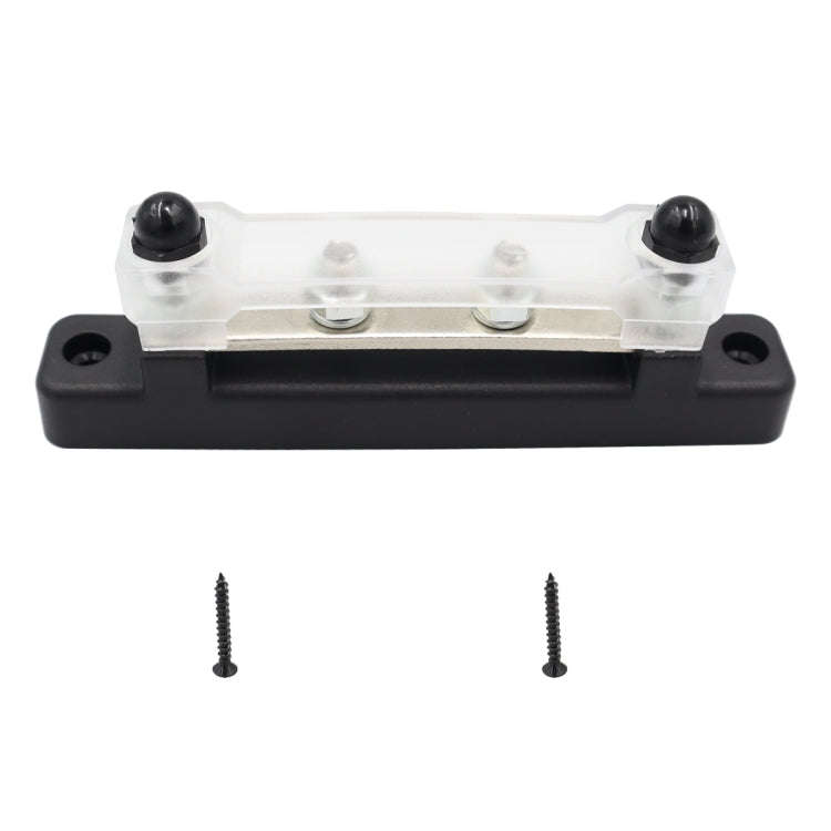 CP-3116-02 150A 12-48V RV Yacht Single-row 2-way Busbar(Black)