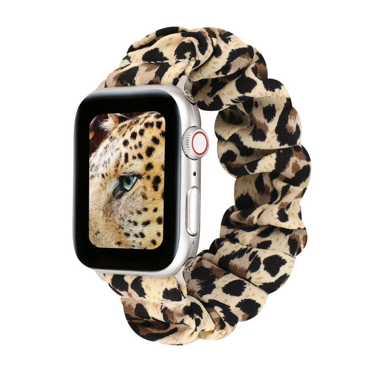 For Apple Watch Series 9&8&7 41mm / SE 3&SE 2&6&SE&5&4 40mm / 3&2&1 38mm Cloth + Stainless Steel ...