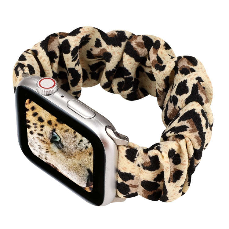 For Apple Watch Series 9&8&7 41mm / SE 3&SE 2&6&SE&5&4 40mm / 3&2&1 38mm Cloth + Stainless Steel ...