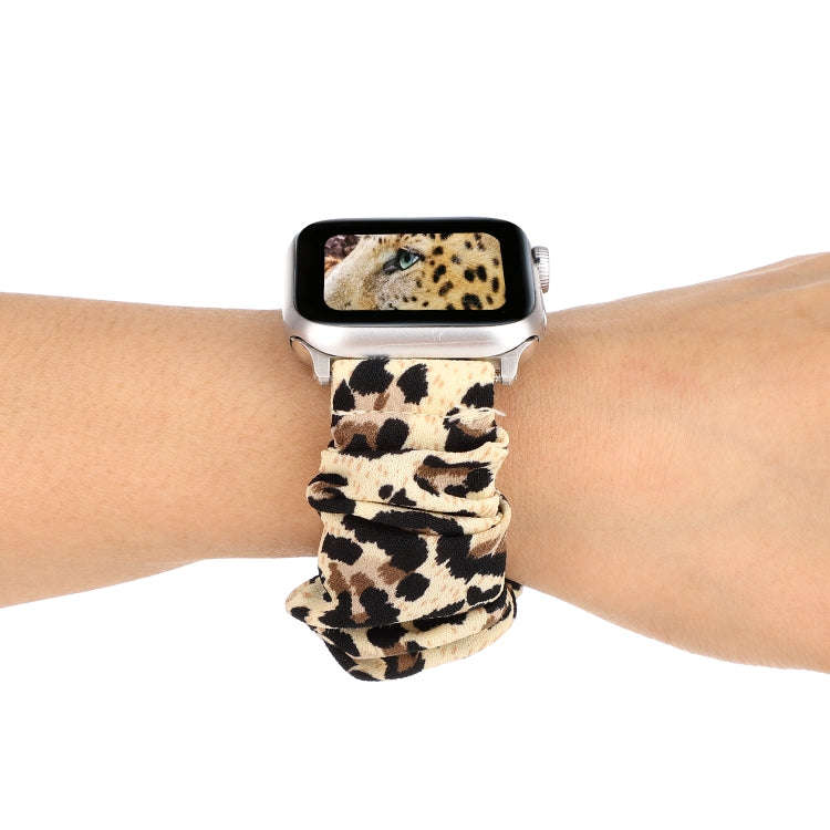 For Apple Watch Series 9&8&7 41mm / SE 3&SE 2&6&SE&5&4 40mm / 3&2&1 38mm Cloth + Stainless Steel ...