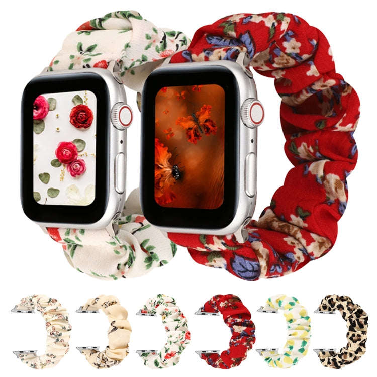 For Apple Watch Series 9&8&7 41mm / SE 3&SE 2&6&SE&5&4 40mm / 3&2&1 38mm Cloth + Stainless Steel ...