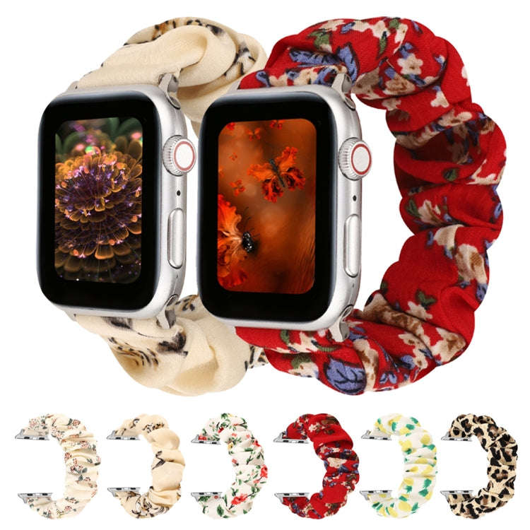 For Apple Watch Series 7 45mm / 6 & SE & 5 & 4 44mm / 3 & 2 & 1 42mm Cloth + Stainless Steel Hair...