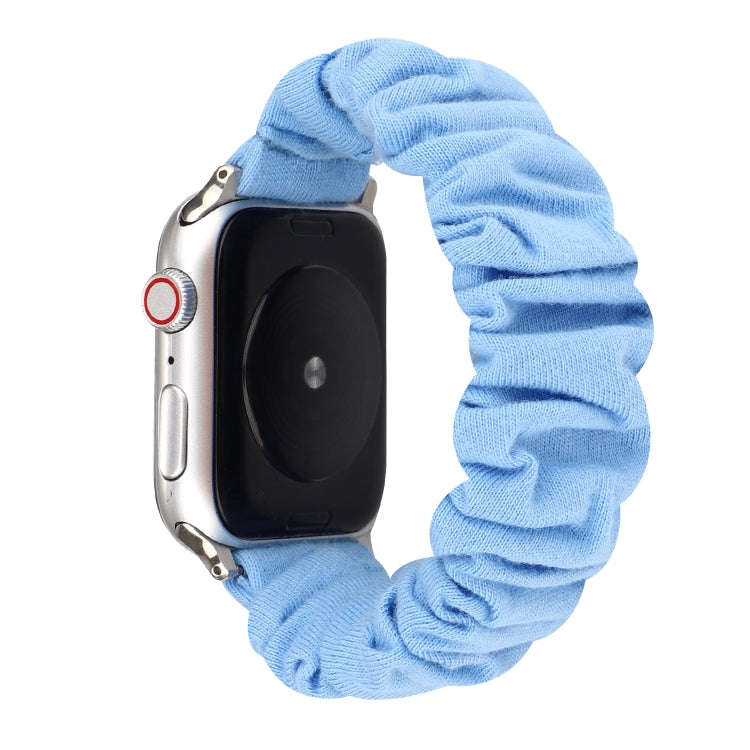 For Apple Watch Series 9&8&7 41mm / SE 3&SE 2&6&SE&5&4 40mm / 3&2&1 38mm Cloth + Stainless Steel ...